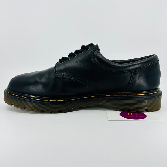 Dr. Martens Men's 8053 Made in England Black Leather Shoes Size 10 UK/ 11 US - Picture 8 of 13
